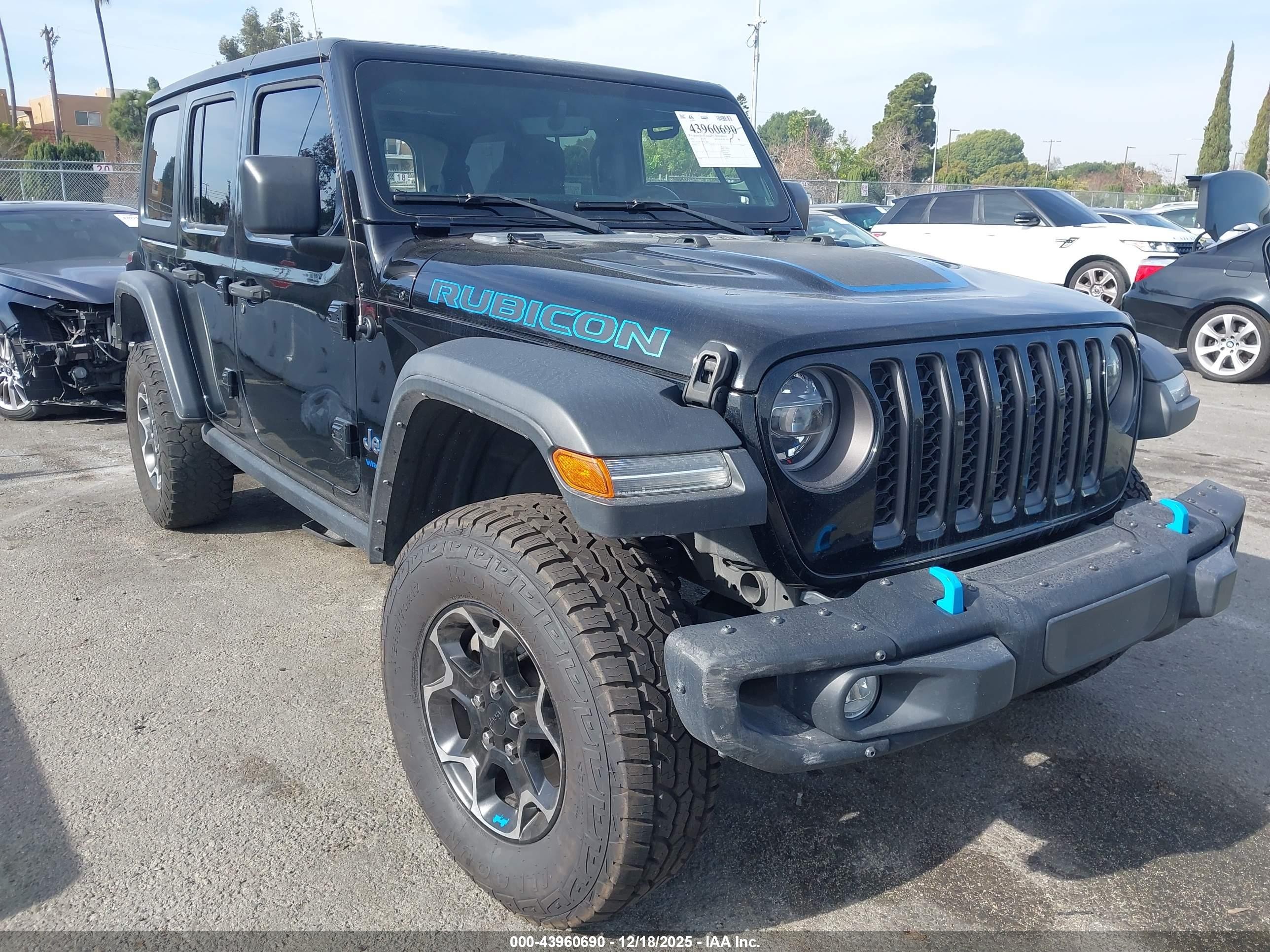 JEEP WRANGLER 4XE UNLIMITED RUBICON 4X4 2022