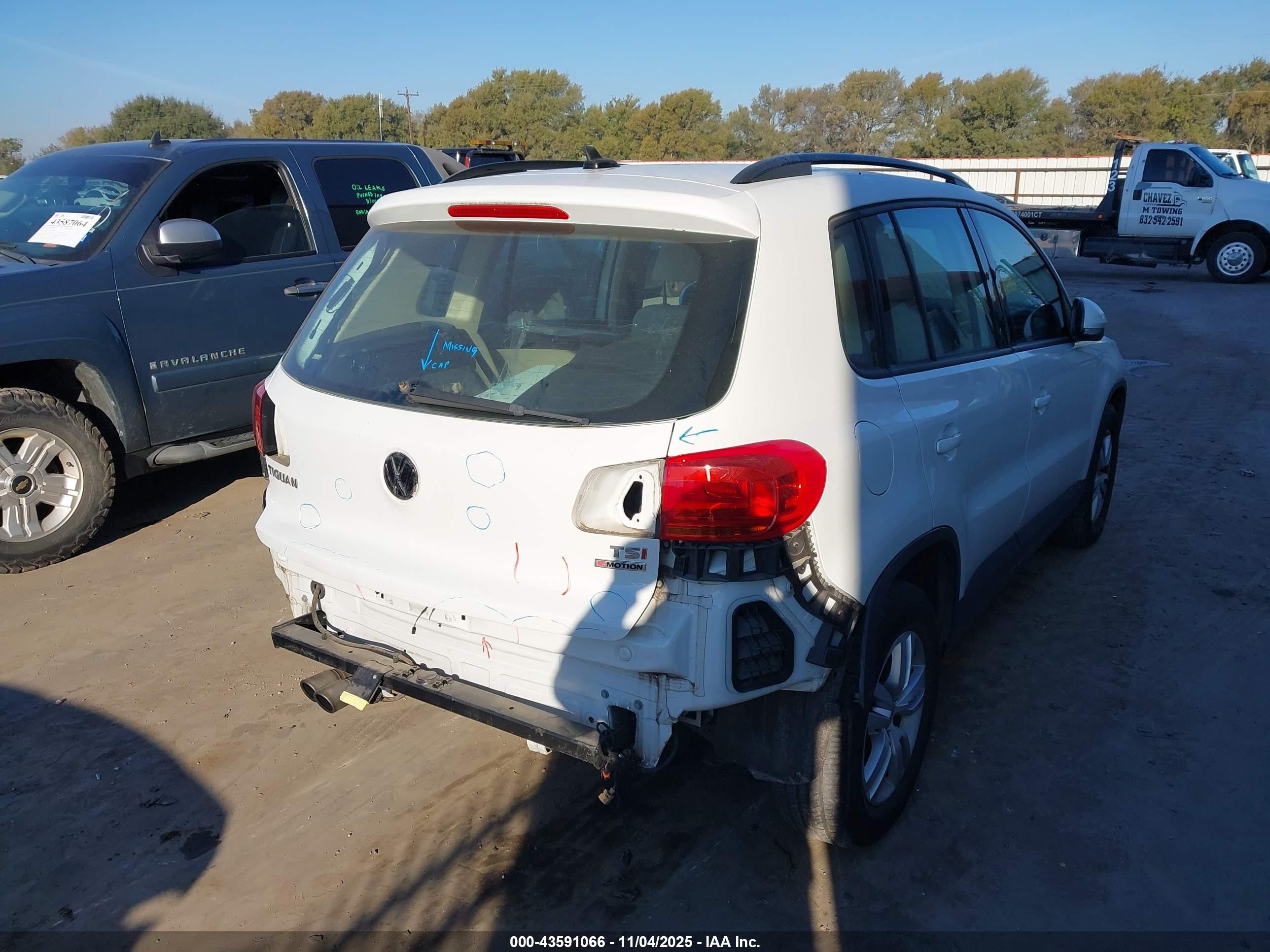 VOLKSWAGEN TIGUAN 2.0T/2.0T S 2017