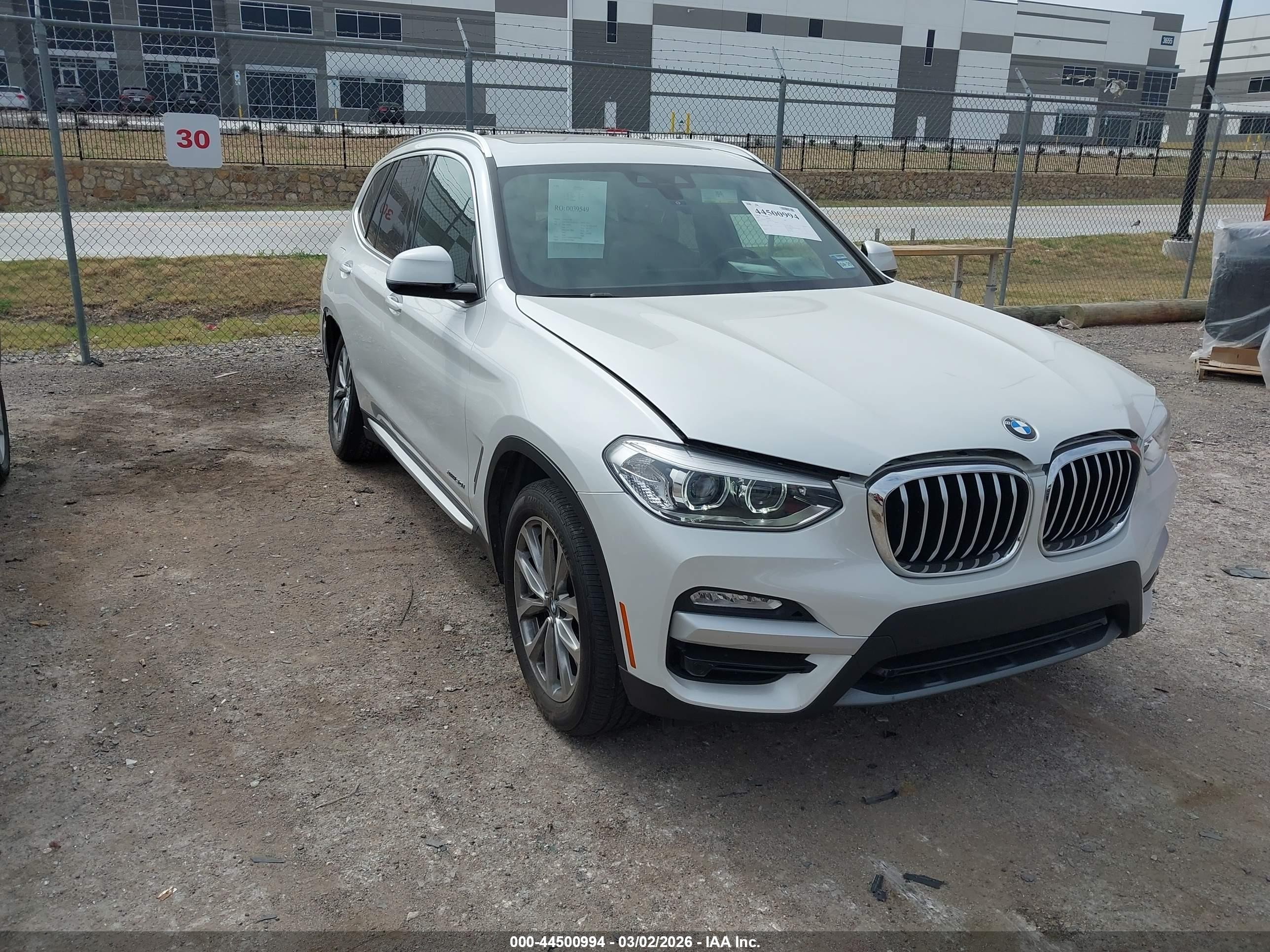 BMW X3 XDRIVE30I 2018
