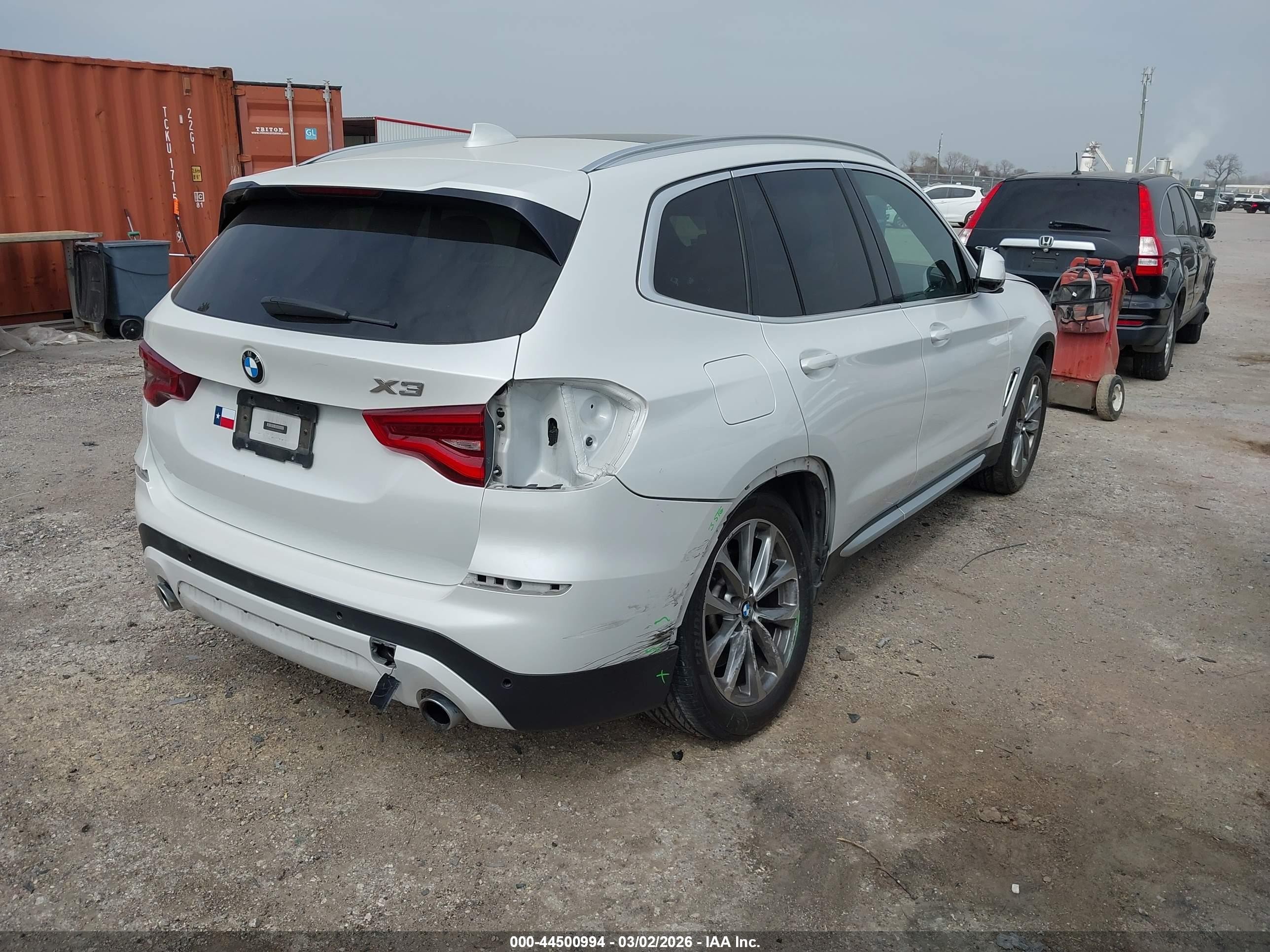 BMW X3 XDRIVE30I 2018